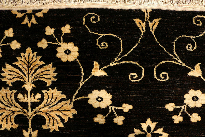 Saddle Brown Gabbeh 4' 7 x 6' 6 - No. 39418 - ALRUG Rug Store