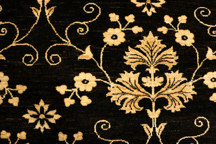 Saddle Brown Gabbeh 4' 7 x 6' 6 - No. 39418 - ALRUG Rug Store