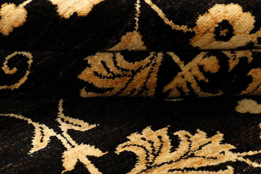 Saddle Brown Gabbeh 4' 7 x 6' 6 - No. 39418 - ALRUG Rug Store