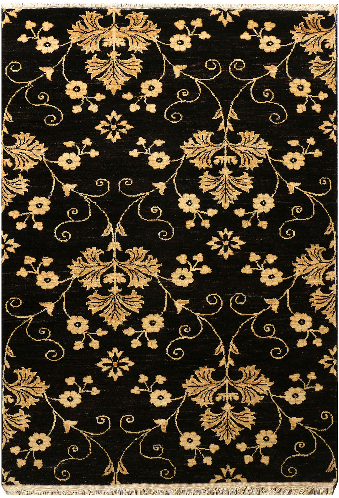 Saddle Brown Gabbeh 4' 7 x 6' 6 - No. 39418 - ALRUG Rug Store