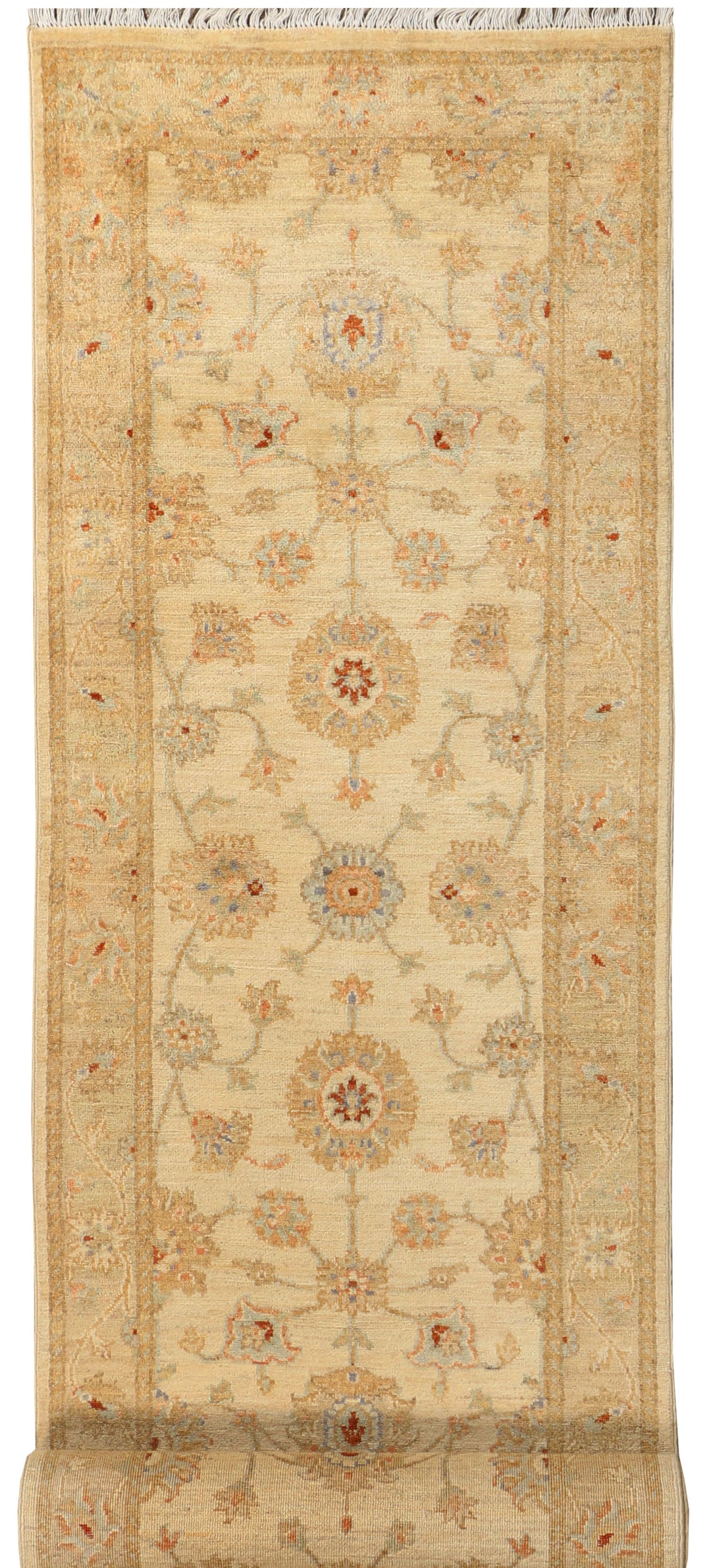 Wheat Oushak 2' 7 x 12' 10 - No. 39437 - ALRUG Rug Store
