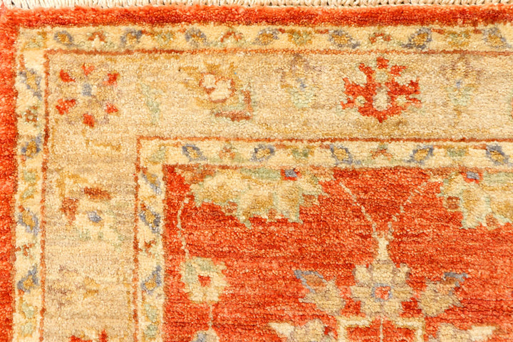 Tomato Oushak 2' x 6' - No. 39450 - ALRUG Rug Store