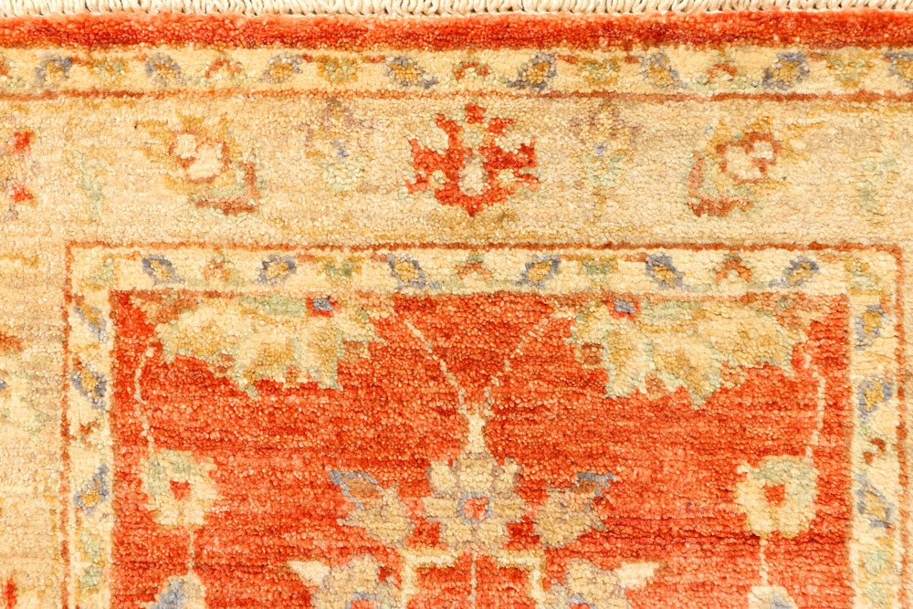 Tomato Oushak 2' x 6' - No. 39450 - ALRUG Rug Store