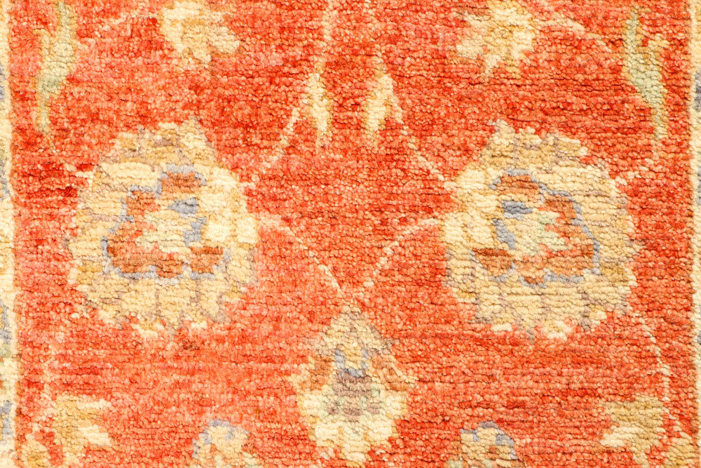 Tomato Oushak 2' x 6' - No. 39450 - ALRUG Rug Store
