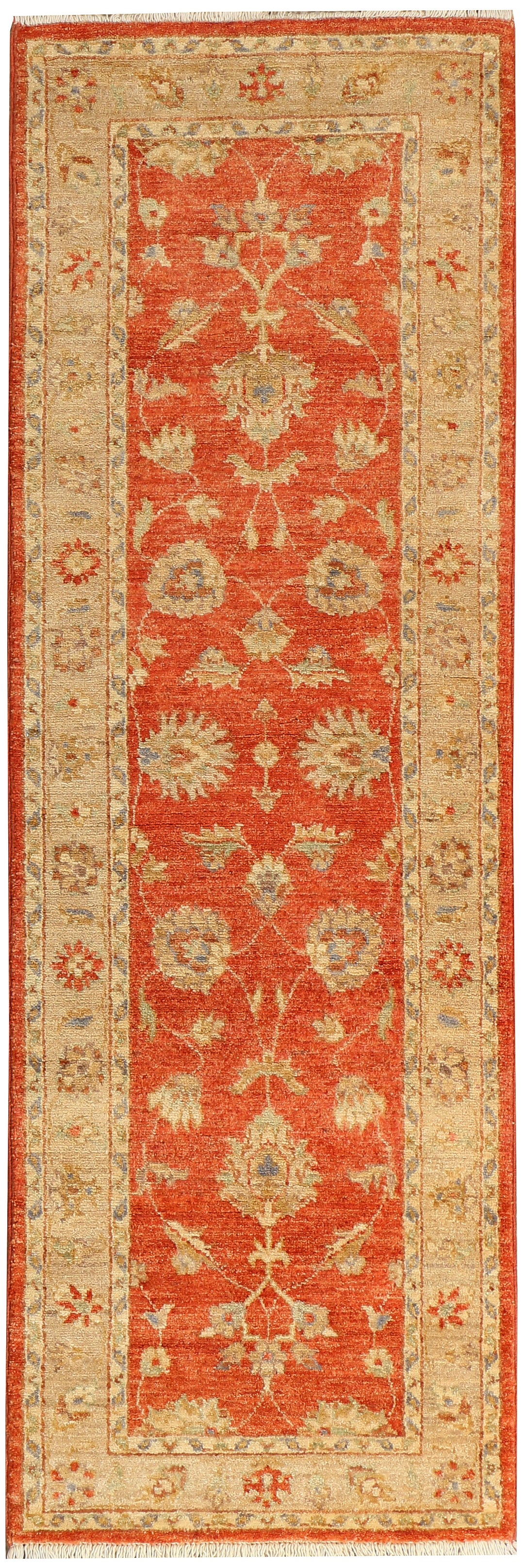 Tomato Oushak 2' x 6' - No. 39450 - ALRUG Rug Store