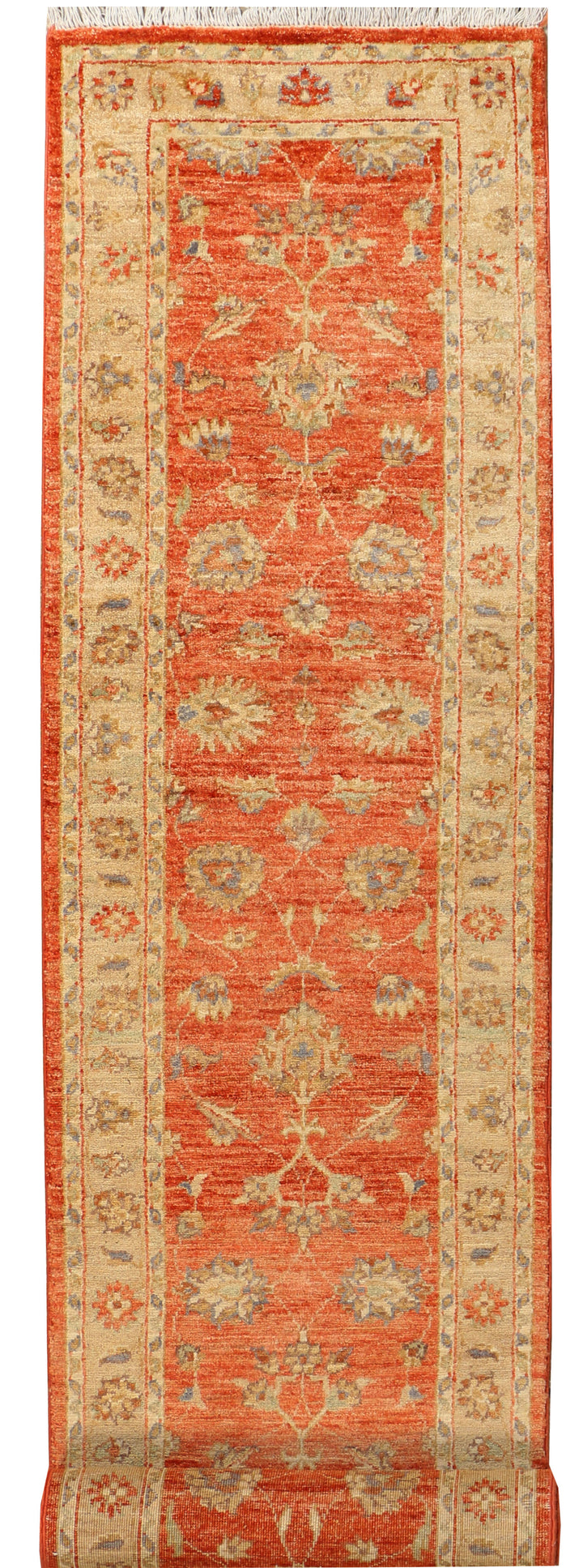 Tomato Oushak 2' x 10' 7 - No. 39454 - ALRUG Rug Store