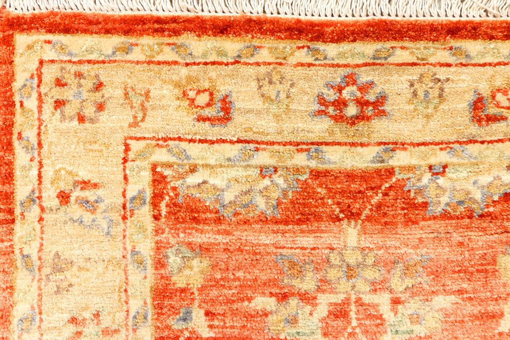 Tomato Oushak 2' 1 x 10' 6 - No. 39456 - ALRUG Rug Store
