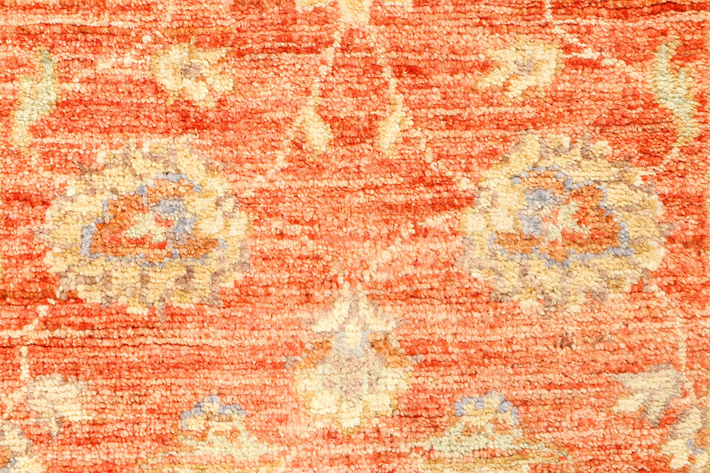 Tomato Oushak 2' 1 x 10' 6 - No. 39456 - ALRUG Rug Store