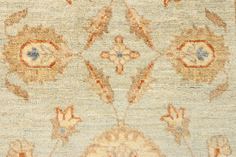 Light Grey Oushak 2' 7 x 10' 9 - No. 39460 - ALRUG Rug Store