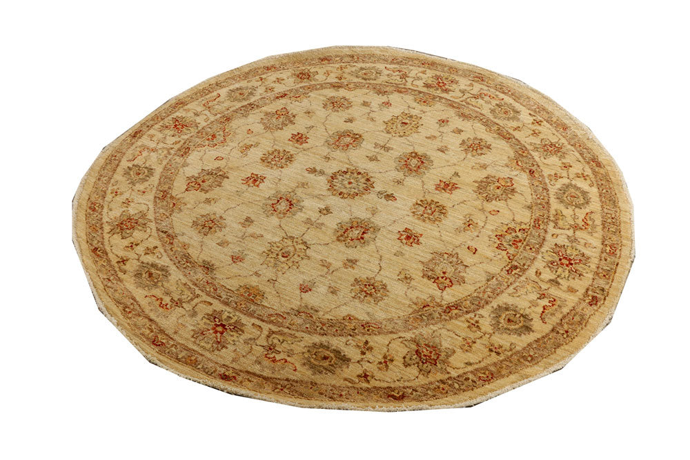 Tan Ziegler 5' 1 x 5' 1 - No. 39465 - ALRUG Rug Store