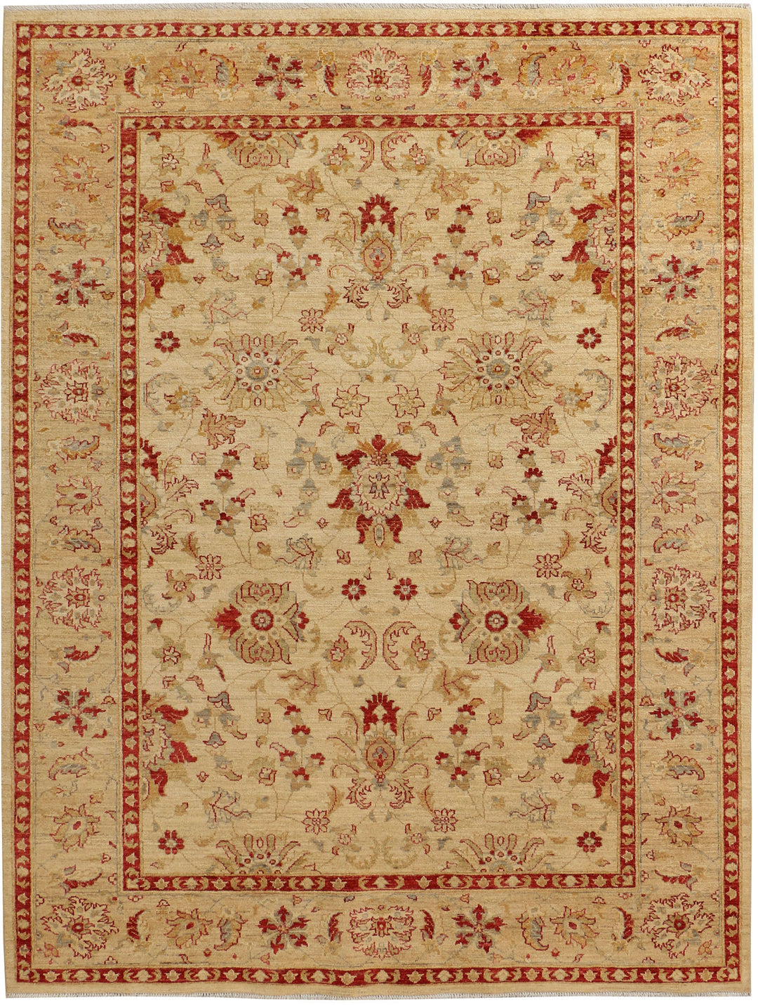 Tan Ziegler 5' 7 x 7' 5 - No. 39478 - ALRUG Rug Store