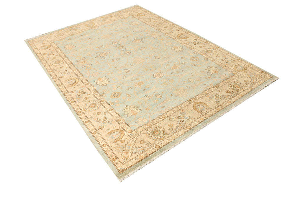 Cadet Blue Ziegler 5' 6 x 7' 4 - No. 39479 - ALRUG Rug Store