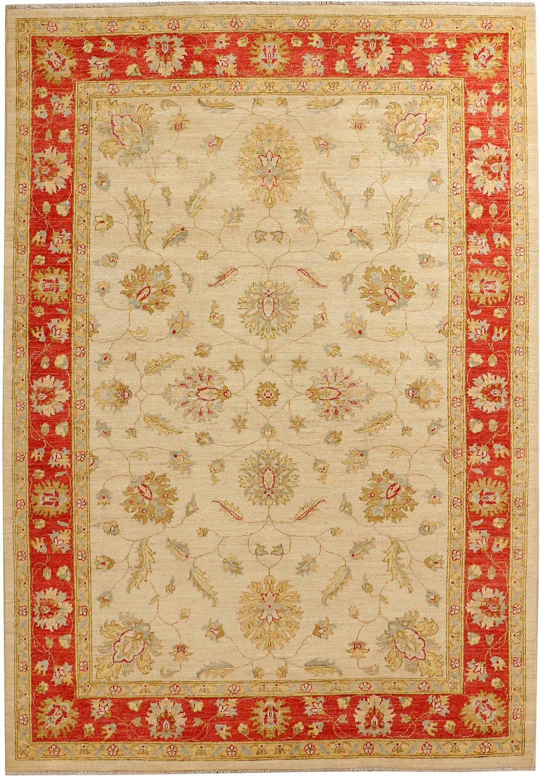 Wheat Ziegler 5' 7 x 7' 11 - No. 39484 - ALRUG Rug Store