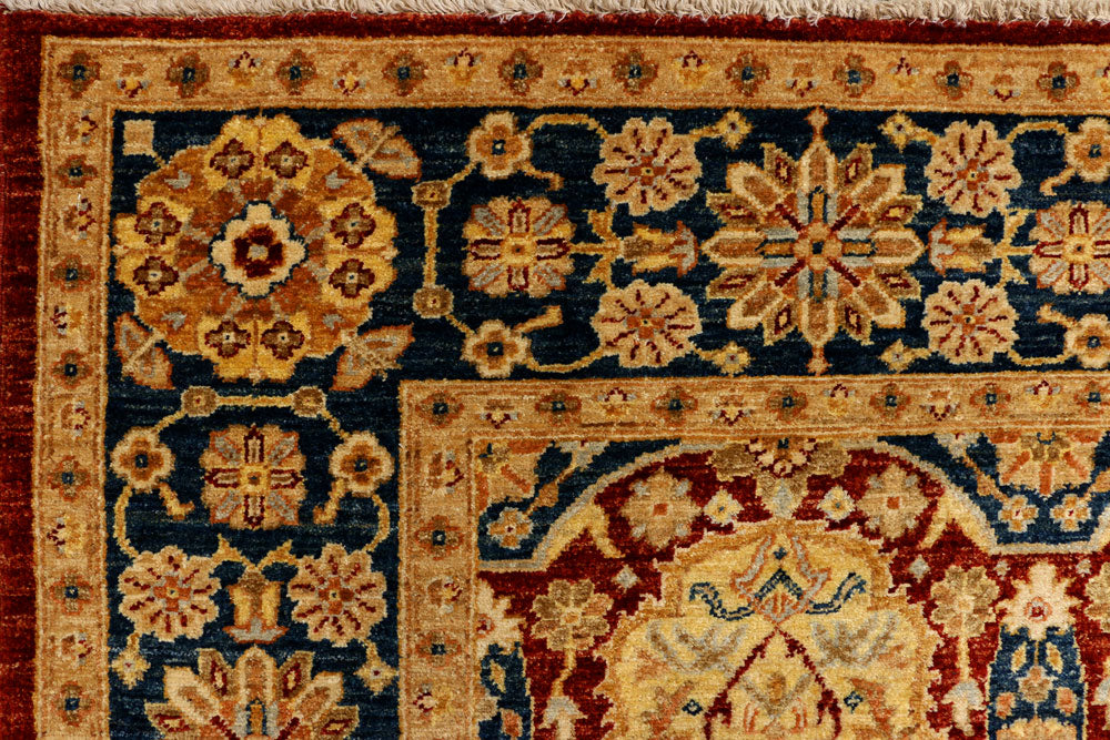 Maroon Oushak 5' 8 x 7' 7 - No. 39487 - ALRUG Rug Store
