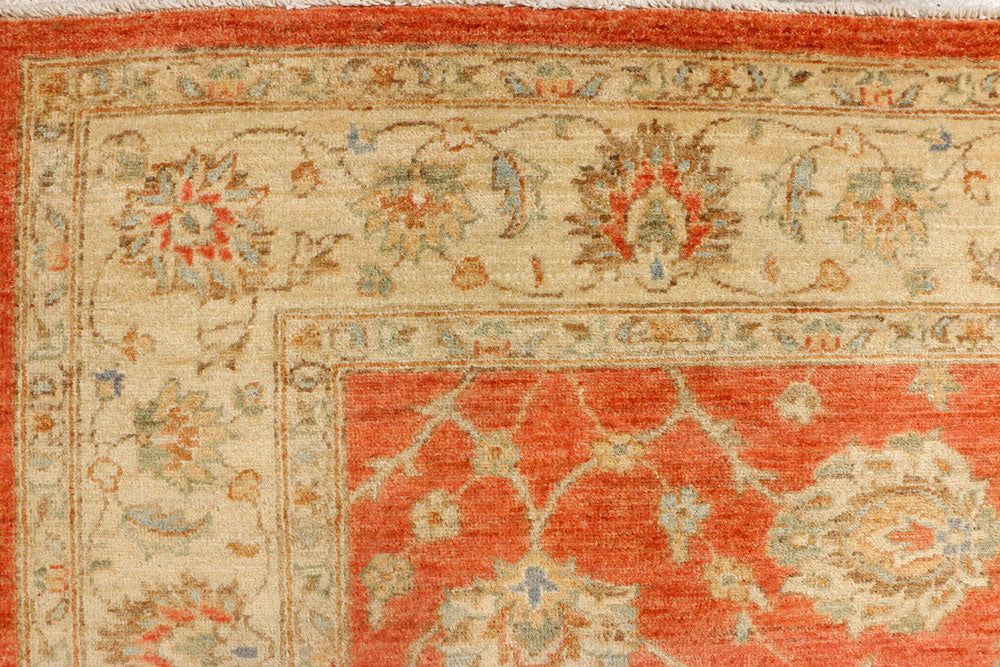 Tomato Oushak 5' 8 x 7' 9 - No. 39489 - ALRUG Rug Store