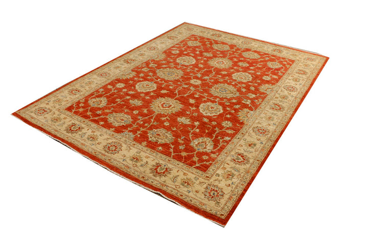 Tomato Oushak 5' 8 x 7' 9 - No. 39489 - ALRUG Rug Store