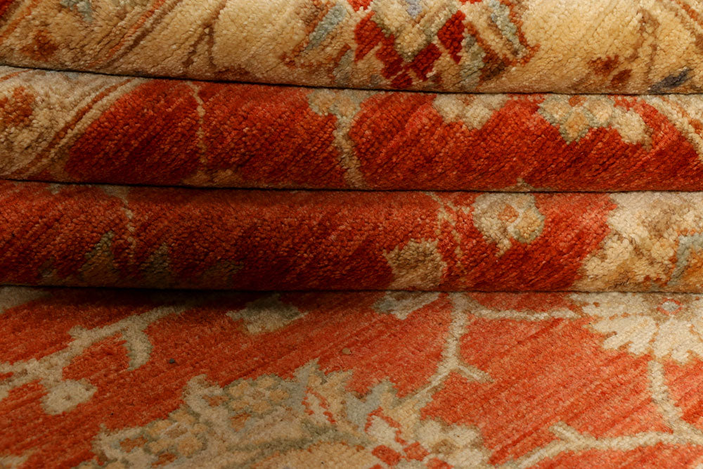 Tomato Oushak 5' 8 x 7' 9 - No. 39489 - ALRUG Rug Store