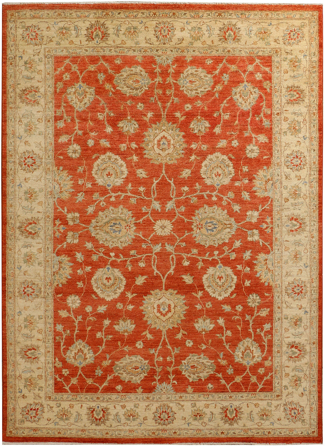 Tomato Oushak 5' 8 x 7' 9 - No. 39489 - ALRUG Rug Store