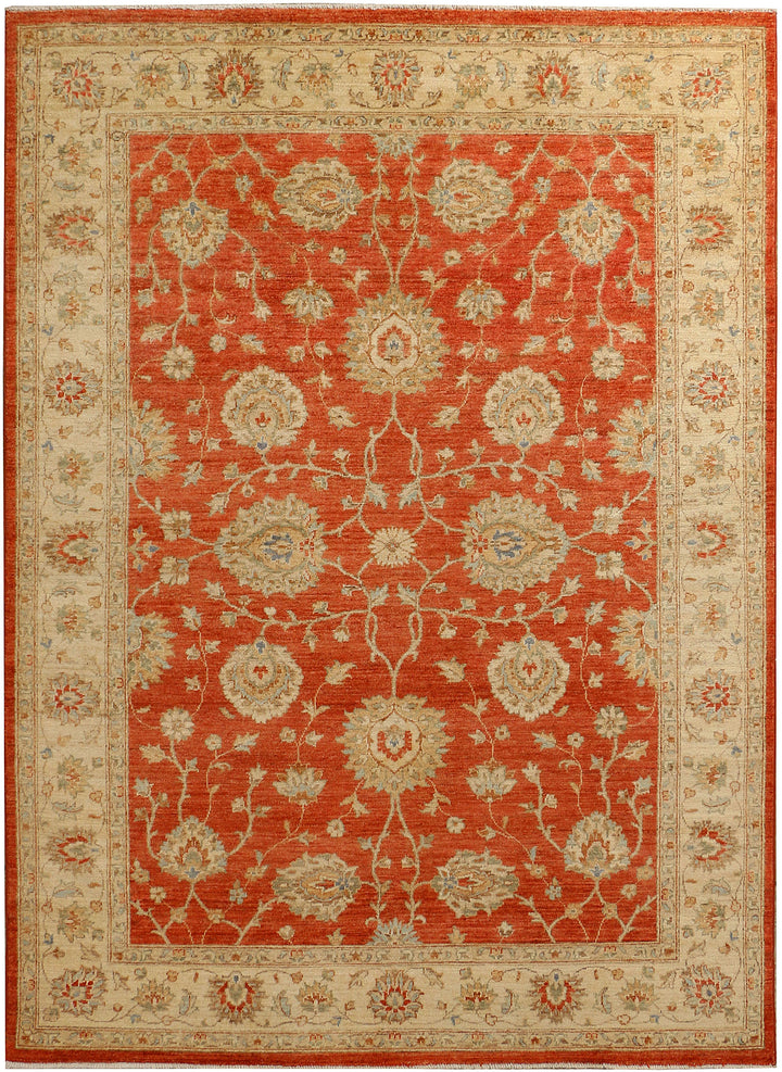 Tomato Oushak 5' 8 x 7' 9 - No. 39489 - ALRUG Rug Store