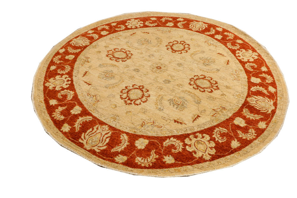 Tan Ziegler 6' 7 x 6' 6 - No. 39500 - ALRUG Rug Store