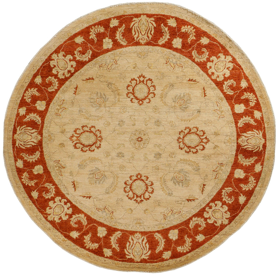 Tan Ziegler 6' 7 x 6' 6 - No. 39500 - ALRUG Rug Store