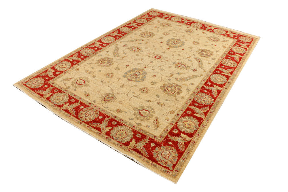 Tan Ziegler 5' 7 x 7' 11 - No. 39505 - ALRUG Rug Store