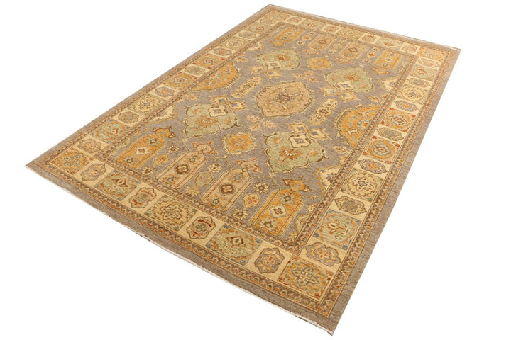 Dark Grey Oushak 5' 6 x 7' 9 - No. 39508 - ALRUG Rug Store