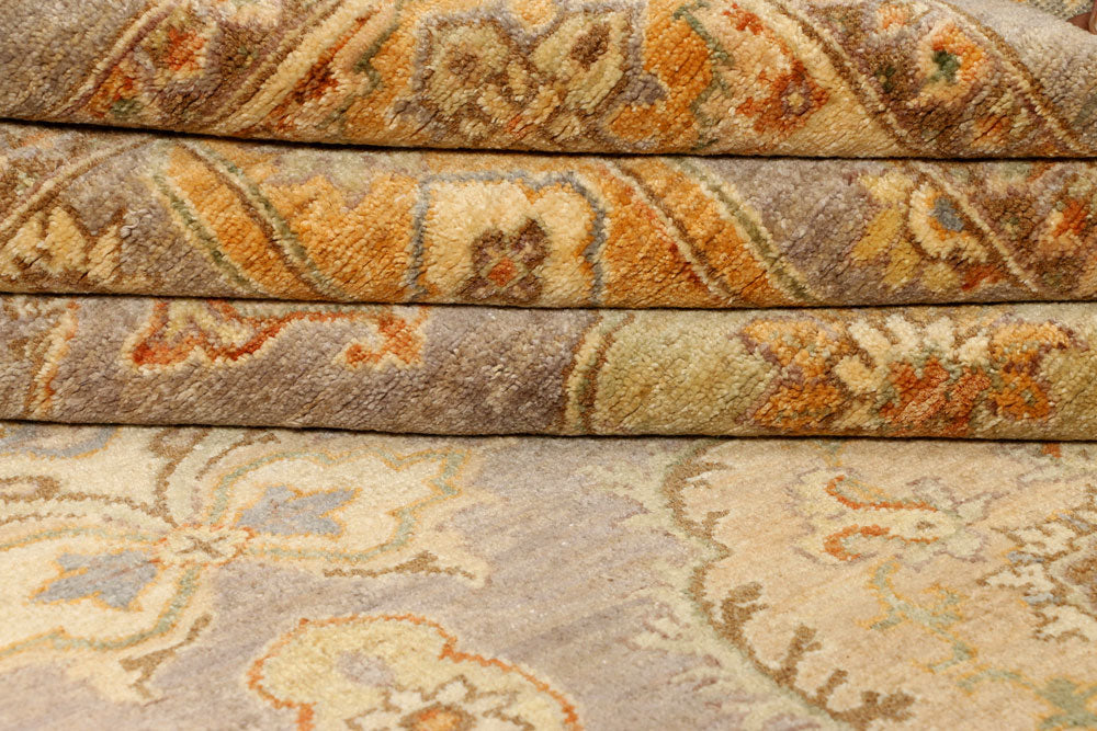 Dark Grey Oushak 5' 6 x 7' 9 - No. 39508 - ALRUG Rug Store