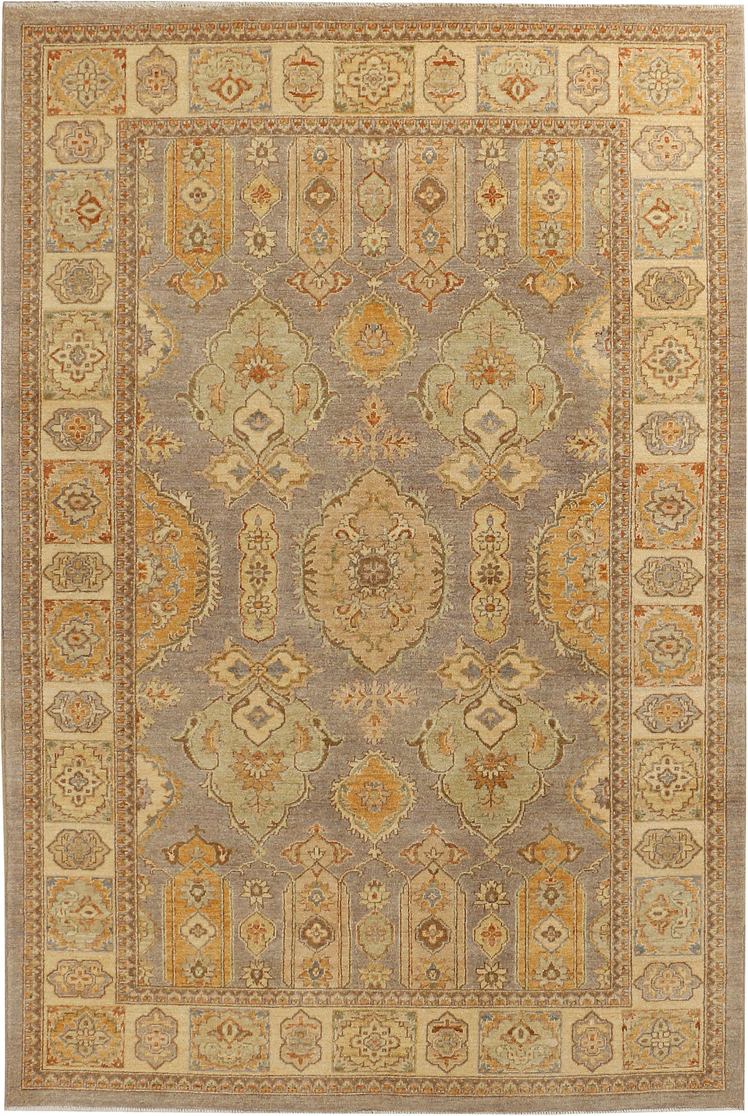 Dark Grey Oushak 5' 6 x 7' 9 - No. 39508 - ALRUG Rug Store