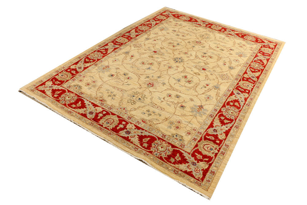 Navajo White Ziegler 5' 8 x 7' 7 - No. 39509 - ALRUG Rug Store