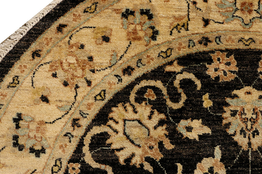 Black Ziegler 5' x 5' - No. 39514 - ALRUG Rug Store