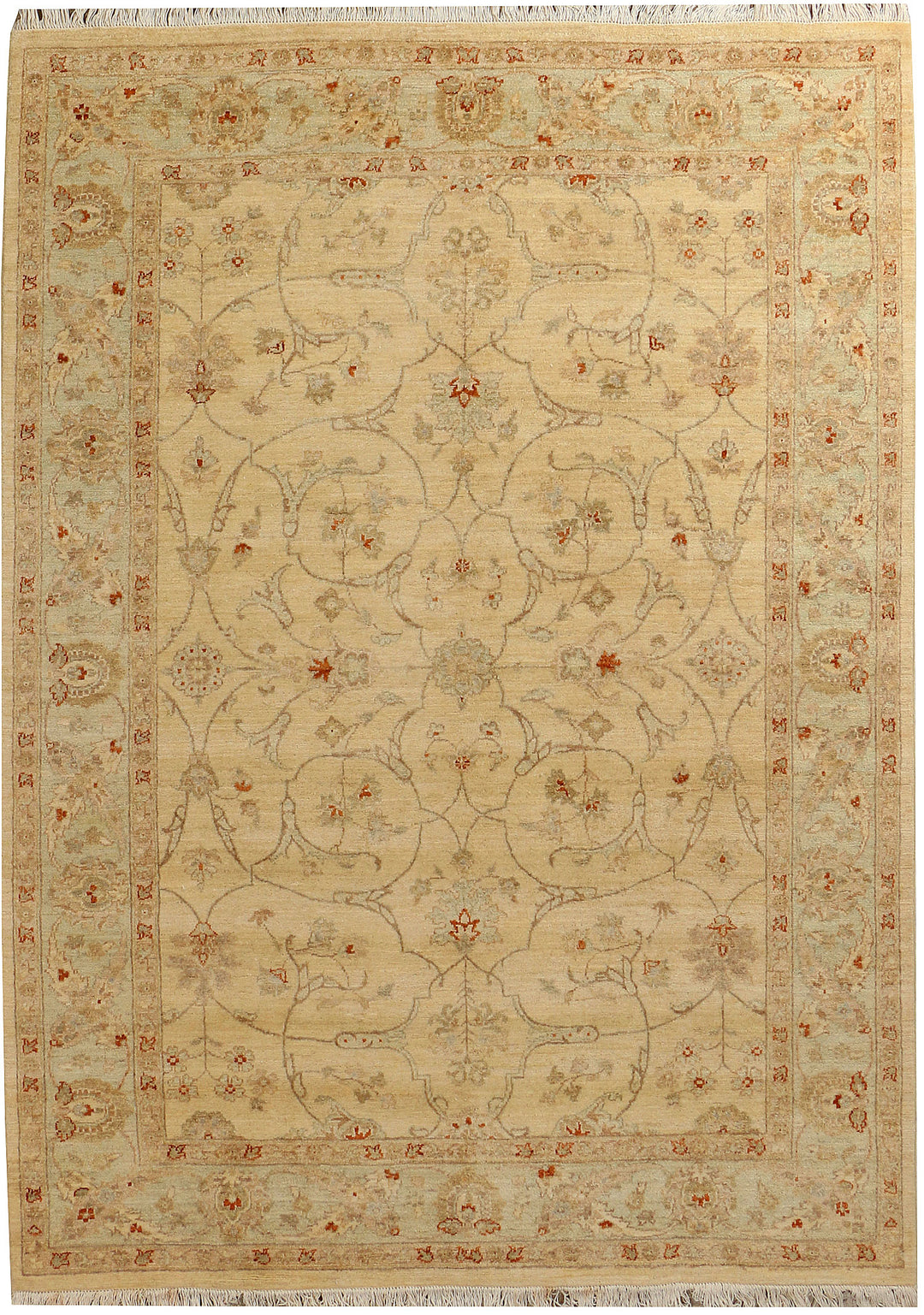 Tan Ziegler 5' 7 x 7' 7 - No. 39515 - ALRUG Rug Store