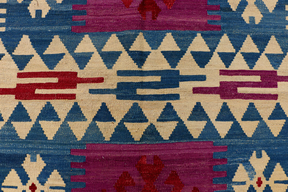 Multi Colored Kilim 7' 1 x 8' 5 - No. 39520 - ALRUG Rug Store