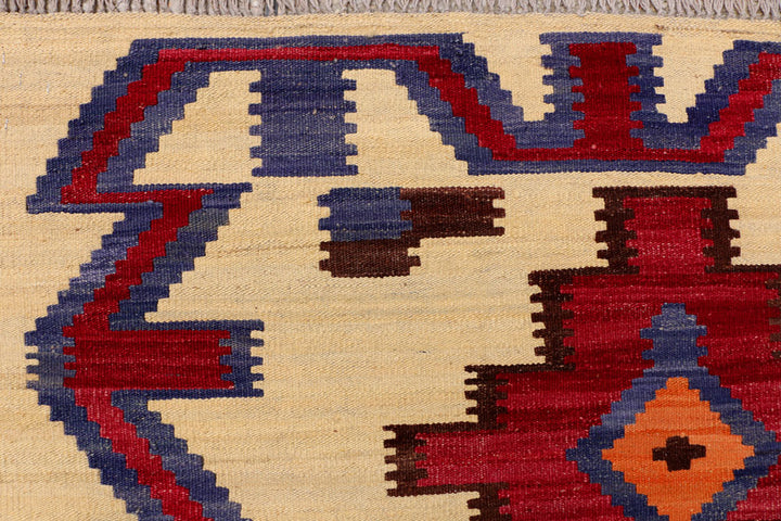Multi Colored Kilim 6' x 7' 10 - No. 39526 - ALRUG Rug Store