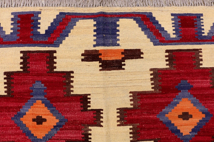 Multi Colored Kilim 6' x 7' 10 - No. 39526 - ALRUG Rug Store