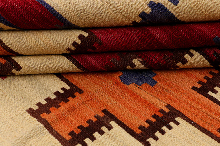 Multi Colored Kilim 6' x 7' 10 - No. 39526 - ALRUG Rug Store