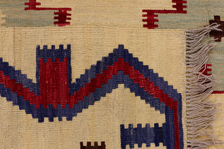 Multi Colored Kilim 6' x 7' 10 - No. 39526 - ALRUG Rug Store