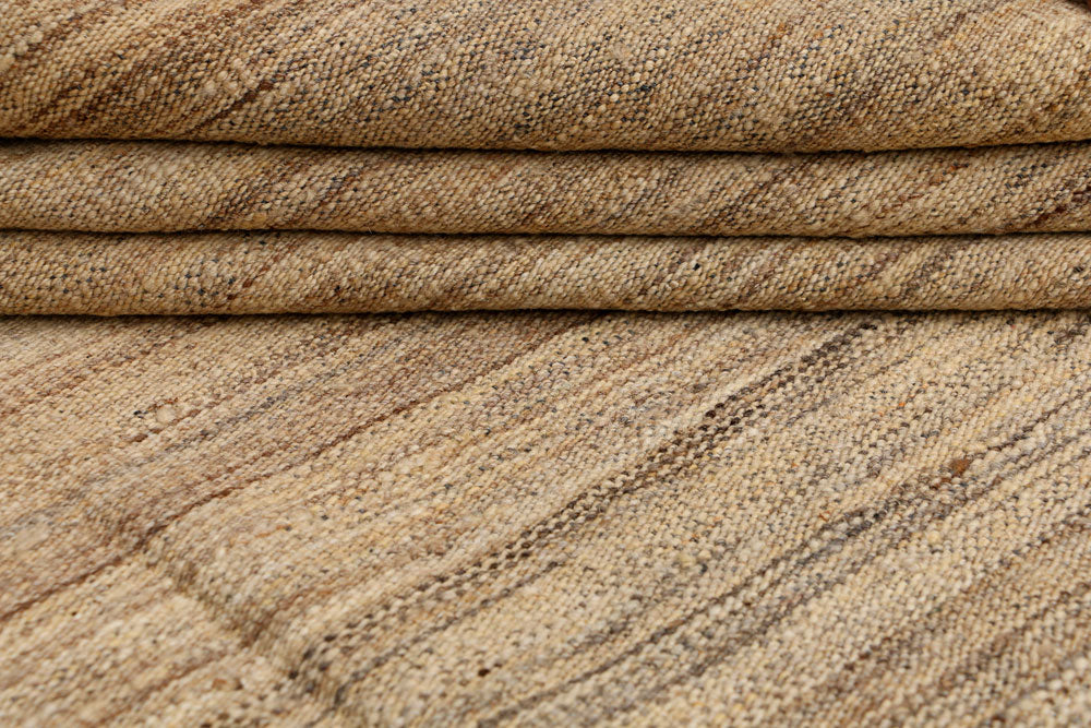 Tan Kilim 5' 9 x 8' 3 - No. 39529 - ALRUG Rug Store