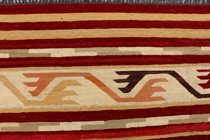 Multi Colored Kilim 7' x 9' 11 - No. 39533 - ALRUG Rug Store