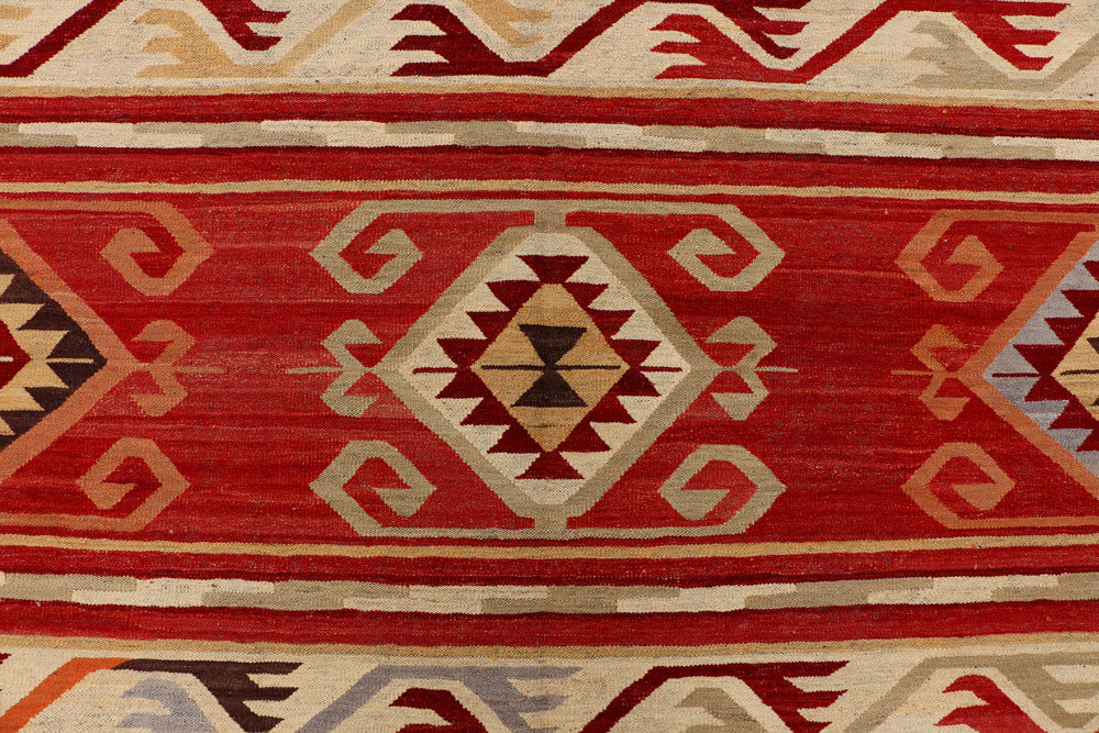 Multi Colored Kilim 7' x 9' 11 - No. 39533 - ALRUG Rug Store
