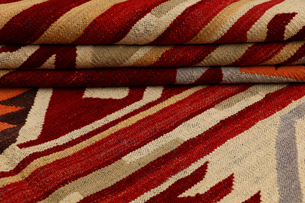 Multi Colored Kilim 7' x 9' 11 - No. 39533 - ALRUG Rug Store