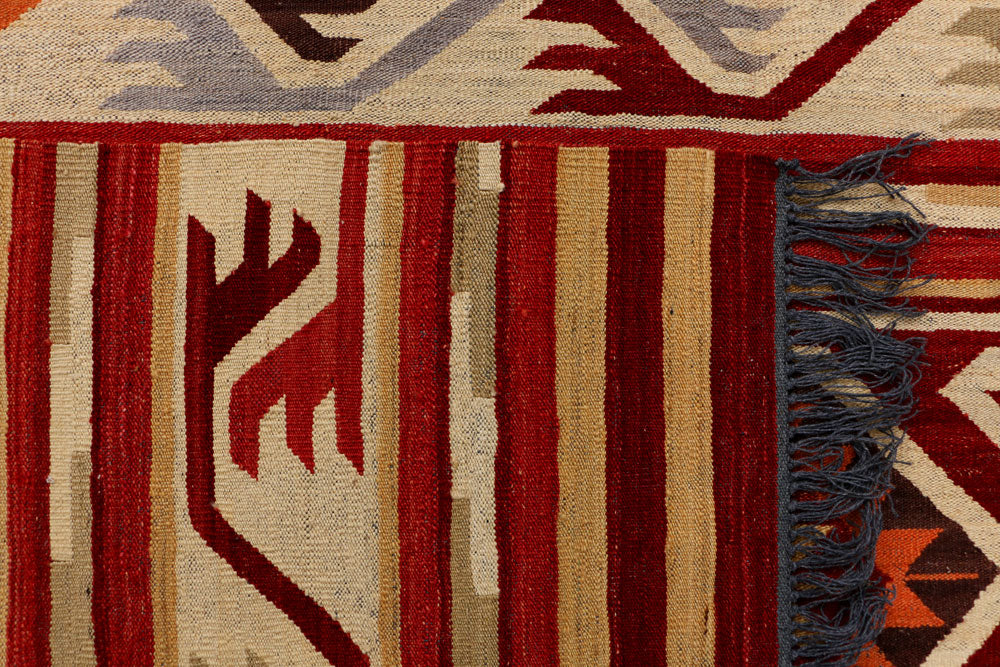 Multi Colored Kilim 7' x 9' 11 - No. 39533 - ALRUG Rug Store