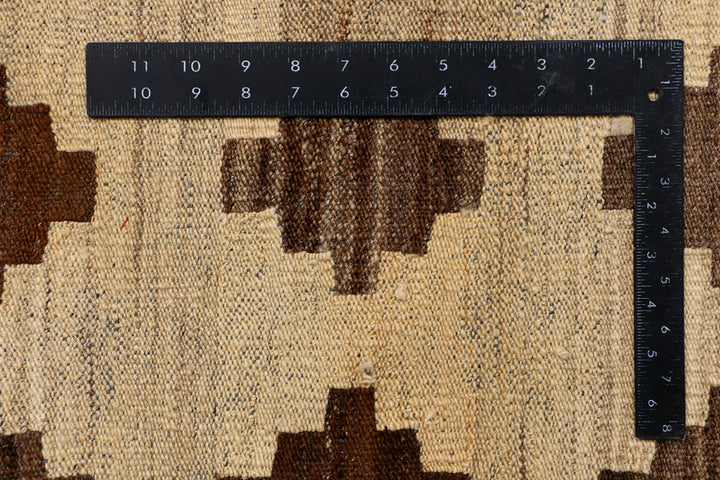 Tan Kilim 4' 6 x 6' 5 - No. 39534 - ALRUG Rug Store