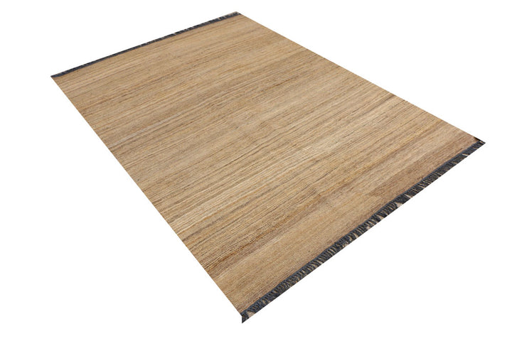 Tan Kilim 5' x 6' 10 - No. 39535 - ALRUG Rug Store