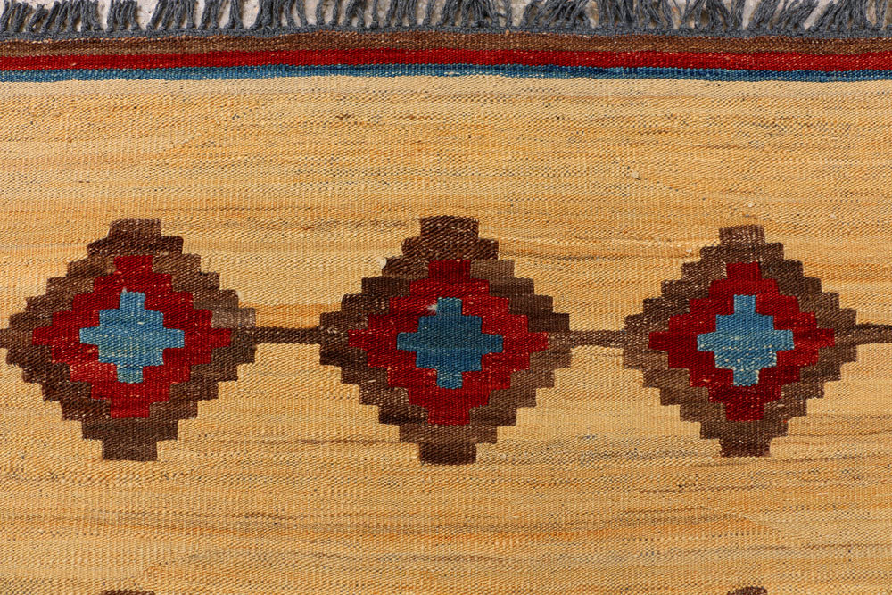 Wheat Kilim 4' 3 x 6' 8 - No. 39539 - ALRUG Rug Store