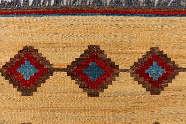 Wheat Kilim 4' 3 x 6' 8 - No. 39539 - ALRUG Rug Store