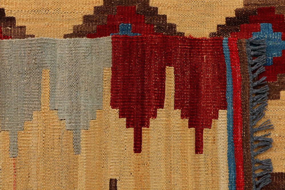 Wheat Kilim 4' 3 x 6' 8 - No. 39539 - ALRUG Rug Store
