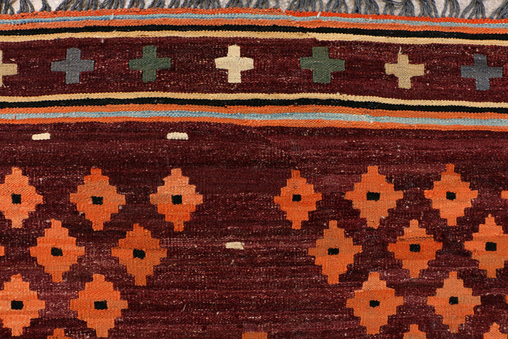 Maroon Kilim 5' x 6' 8 - No. 39540 - ALRUG Rug Store