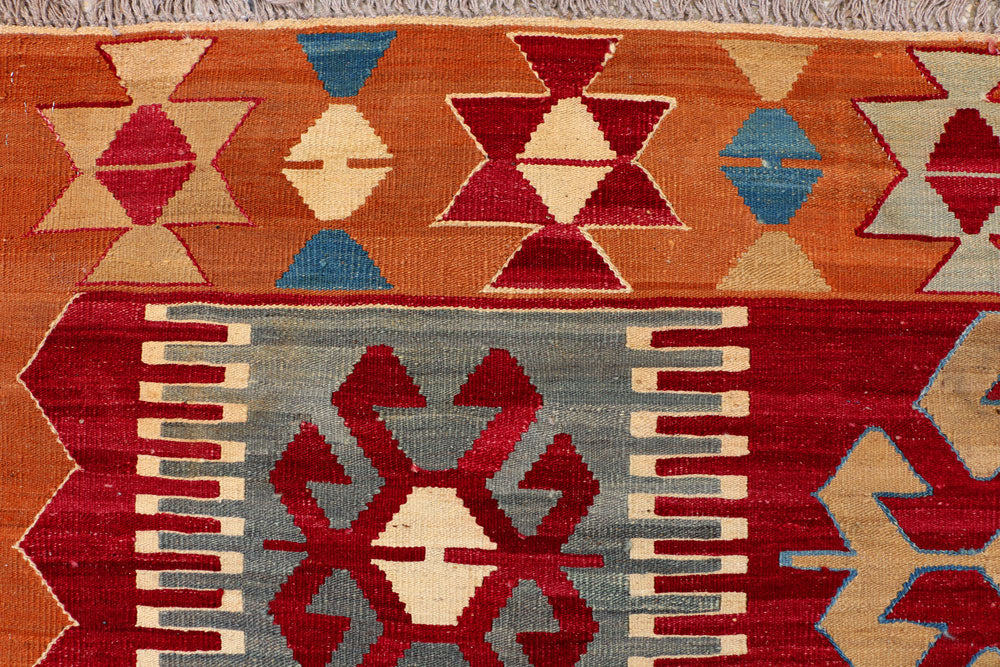 Multi Colored Kilim 7' 1 x 9' 8 - No. 39541 - ALRUG Rug Store