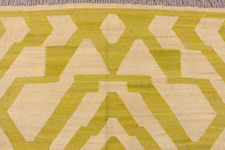 Khaki Kilim 6' 8 x 10' - No. 39542 - ALRUG Rug Store